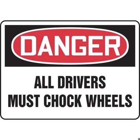 Accuform OSHA DANGER Safety Sign ALL DRIVERS MVHR289XT MVHR289XT